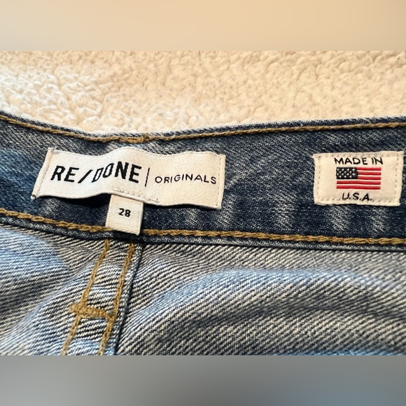 ReDone Originals Relaxed Crop, one of a kind! - Picture 6 of 8